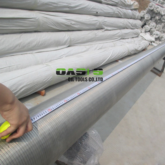 API Casing Base Pipe with Wire Wrapped Screen Jacket