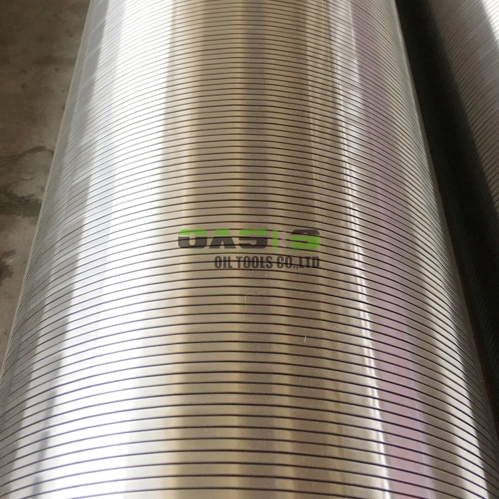 All-Welded Stainless Steel Wedge Wire Screens with Beveled Welding Ring for Well Drilling