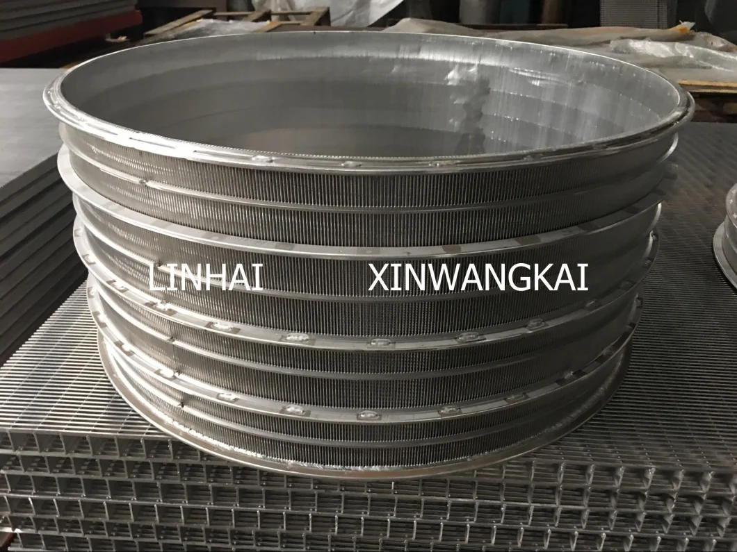 Wedge Wire Metal Screen for Pusher Centrifuges