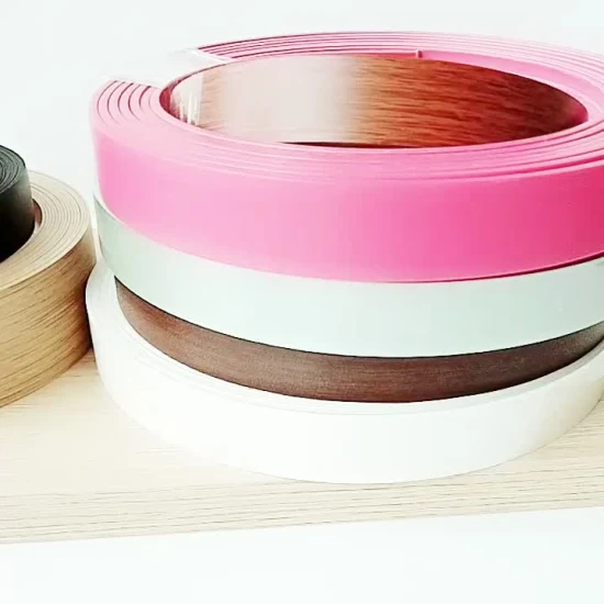 Suministro de fábrica de Shanghái cintas de bandas de borde de PVC de madera de roble bien vendidas para accesorios de cocina