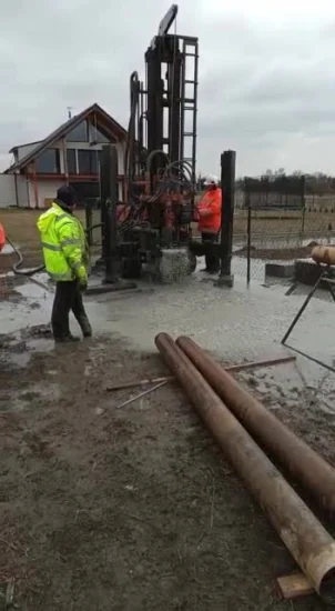 Accesorios opcionales de la plataforma de perforación de pozos de agua sobre orugas de 180 m