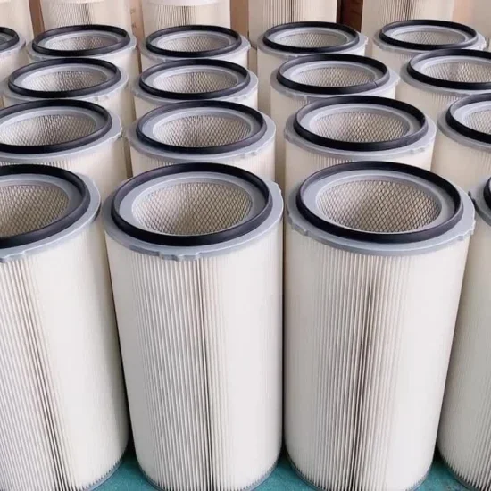 Cartucho de filtro de aire de colector de polvo industrial de alta eficiencia de fábrica