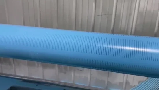 Tubería de plástico UPVC Revestimiento de pozo/Tubo de pantalla Ranurado/Tubería de revestimiento para aguas profundas Extremo acampanado Color azul 110-355 mm