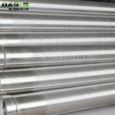 Tubo de filtro de carcasa perforada de acero inoxidable 316L 406,4 mm